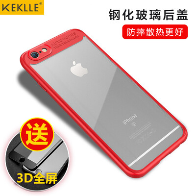 

KEKLLE Apple iPhone6s Plus / 6 Plus Mobile Phone Case / Case All-Inclusive Edge Transparent Case Camera Protection Hard-Plate Soft-Shatter Case Hawkeye 5.5inch Red
