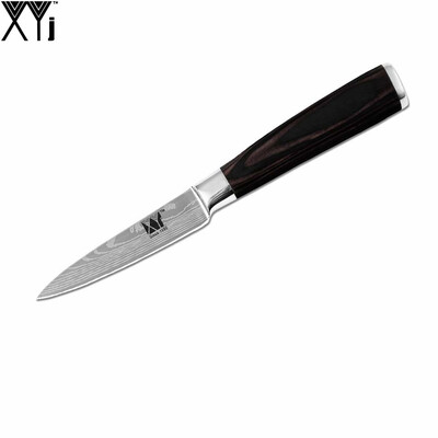 

XYj Christmas Gift 35 Inch Paring Kitchen Knife High Hardness 7CR17 Stainless Steel Color Wood Handle New Year Cooking Tools