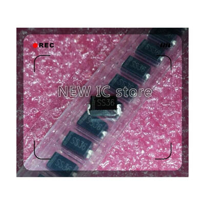 

100pcs/lot SS36 SB360 SK36 SMA)DO-214AC 3A60V Free shipping