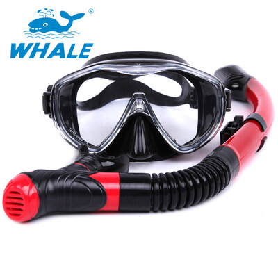 

Whale Brand Scuba Diving Mask Snorkel Goggles Set Silicone Swimming Pool Equipment