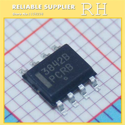 

50pcslot UC3842BD1R2G UC3842B 3842B SOP8 Switching power supply chip