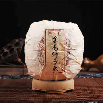 

C-PE098 Hong De Yunnan red Pu Wei Fu Kung Fu black tea gold cents lion head 500g gold melon tuo tea