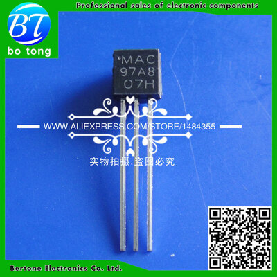 

500Pcs/Lot Triode MAC97A8 Triac 1A 600V TO-92 Transistor