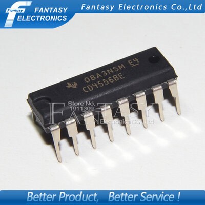 

10PCS CD4556BE DIP16 CD4556 DIP new and original IC free shipping