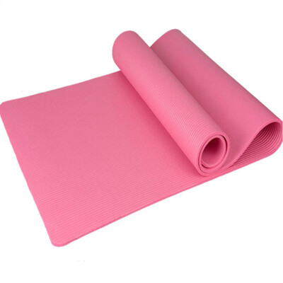 

Горячая распродажа Толстый NBR Чистый цвет Anti-skid Yoga Mat