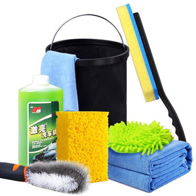 

CarSetCity multi-function car washing set bucket/car wash brush 8 pieces in one