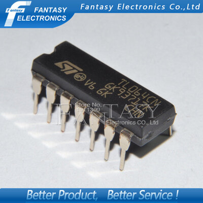 

50PCS TL064CN DIP14 TL064 DIP new and original IC free shipping