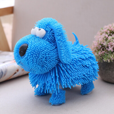 

2018 New Fashion Cute Dog Toys Walk Play Music Silicone Stuffed Animal Dog Dolls Kids Birthday Gift