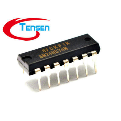 

25PcsLot SN74HC74N 74HC74 74HC74N Dual D Flip-flop DIP-14 74 Logic IC