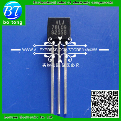 

free shipping 1000pcs L78L09ACZ 78L09 L78L09 Voltage Regulator TO-92 9V 100mA