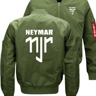 

NEYMAR 11JR Bomber Flight Flying Jacket Winter thicken Warm Zipper Men Jackets Anime Mens Casual Coat