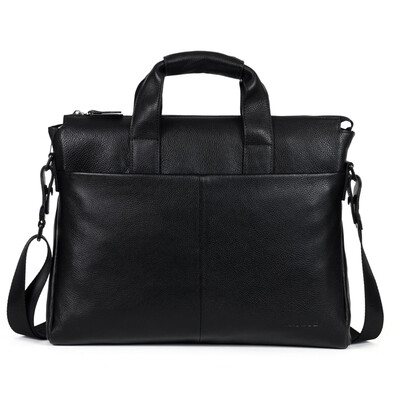 

DANJUE Genuine Leather Men Briefcare Brand High Quality Mens Business Handbags Two Color Real Leather Soft Men Laptop Bag