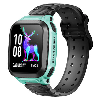 

Little genius Phone Watch Z2 Mobile 4G Waterproof Edition Pine Green Child Smart Watch 360 Degree Security Student Positioning Phone Child Phone Watch Child Watch Boy