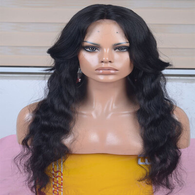 

Long Wavy Brazilian Lace Front Human Hair Wigs With Baby Hair Remy Hair Glueless Pre Plucked Lace Wig Bleached Knots Free Shipping