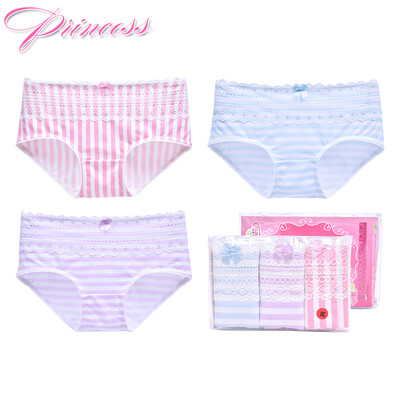 

Ai Lier Aurora girl underwear female students in the middle of the waist lace fabric girls underwear ladies sexy briefs 3 loaded K8039