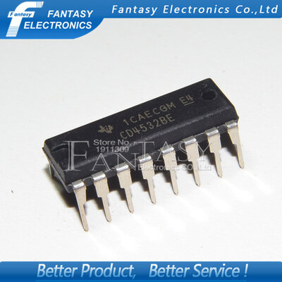 

10PCS CD4532BE DIP16 CD4532 DIP new and original IC free shipping