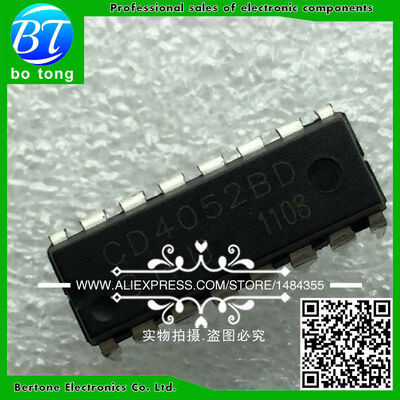 

10PCS CD4052BE DIP16 CD4052 DIP new&original IC free shipping