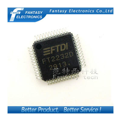 

10PCS FT2232D FTDI LQFP48 FT2232 QFP Dual USB UART/FIFO I.C. new and original free shipping