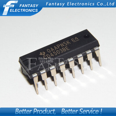 

10PCS CD4503BE DIP16 CD4053 DIP new and original IC free shipping
