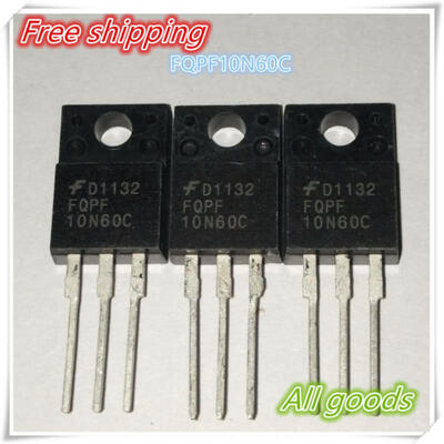 

10PCS FQPF10N60C TO-220 FQPF10N60 10N60C 10N60 600V N-Channel MOSFET
