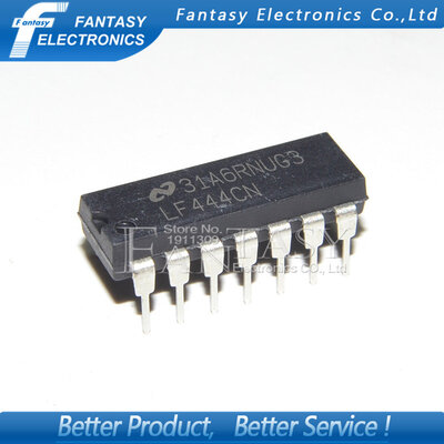 

10PCS LF444CN DIP14 LF444 DIP new and original IC free shipping