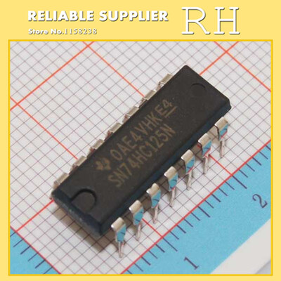 

25pcslot SN74HC125N DIP14 Logic buffer logic buffers Line drive chip non-inverting