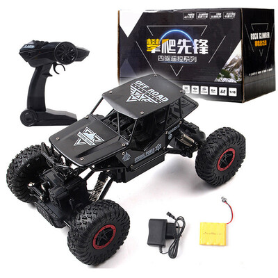 

Rc Car 4CH 4WD Rock Crawlers 4x4 Driving Car Double Motors Drive Bigfoot Car Remote Control Car Model Off-Road Vehicle Toy