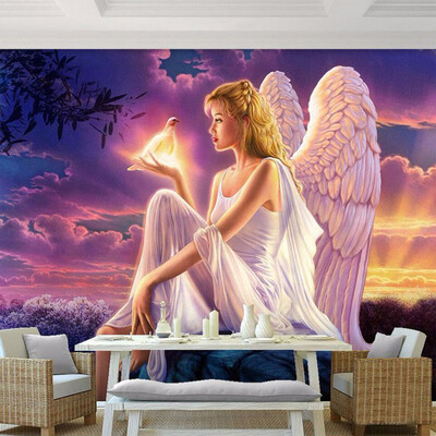

3D Wallpaper Fairy Tale World Fluorescent Photo Murals Living Room Kid's Room Interior Romantic Home Decor Modern Wall Painting