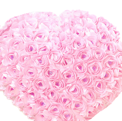 

Розовые цветы Heart Shaped Handmade Cushions for Decor Pillow cases