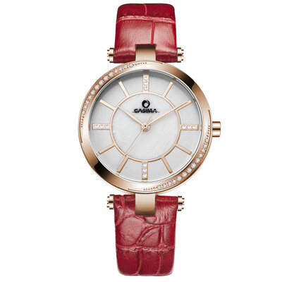 

New Luxury Brand Watches Women Elegance casual Ladies quartz wrist watch Leather strap Waterproof 100m 6603
