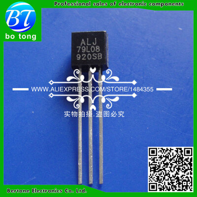 

Free shipping 200PCS AN79L08 AN79L08TA 79L08 TO-92L Original Silicon Transistor General-Purpose