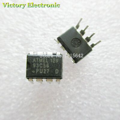 

Original New 10PCS/Lot 93C56 AT93C56 DIP-8 Chip IC Wholesale Electronic