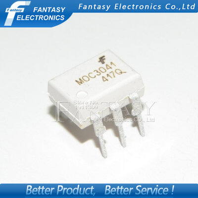 

10PCS MOC3041 DIP6 DIP new and original IC free shipping