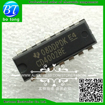 

20PCS CD4002BE DIP-14 CD4002 DIP free shipping