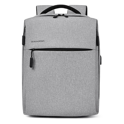 

BOSTANTEN men&39s casual business laptop computer 15-inch bag men&39s school bag backpack B6174141 dark gray