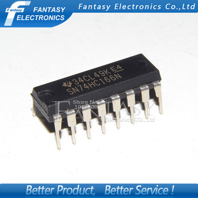

10PCS SN74HC166N DIP16 SN74HC166 DIP 74HC166N 74HC166 new and original IC free shipping