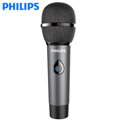 

Philips PHILIPS K38003 mobile phone karaoke microphone condenser sound card suit anchor special effects special portable microphone computer universal remote control version phantom gray