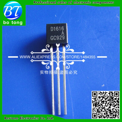 

200PCS 2SD1616 2SD1616A D1616 1616A TO-92