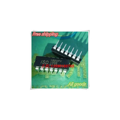 

20pcslot Brand new original ISD1820PY ISD1820 8-20 seconds of single segment speech playback circuit DIP-14