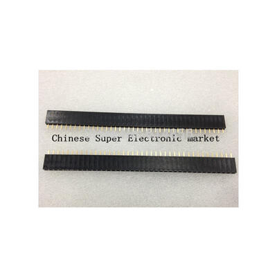 

10pcs 1x40 Pin 254mm Single Row Female Pin Header Connector