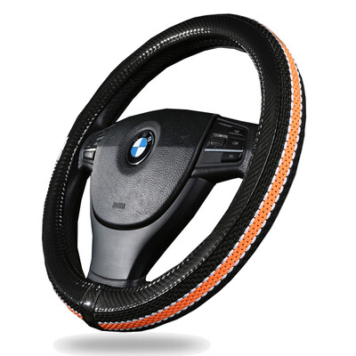 

WRC car sports color ice silk summer steering wheel cover Corolla Yinglang Volkswagen Tiguan Xuan Yat Accord car handles medium black orange