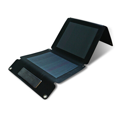 

Hanergy 12w thin film power generation solar charging treasure folding mobile power outdoor charger black