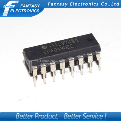 

50PCS CD4049UBE DIP16 CD4049 DIP CD4049BE new&original IC free shipping
