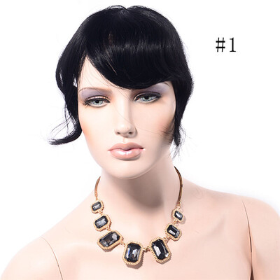 

LADYSTAR 100% реальная девственная бразильская человеческая мода для волос One Piece Clip в Hair Bang / Fringe