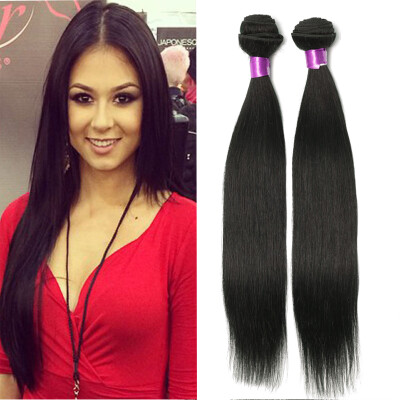 

Grade 7a Brazilian Virgin Hair Straight 4pcs Unprocessed Brazilian human hair Weave Virgin Hair Straight Wefts 100g/pcs