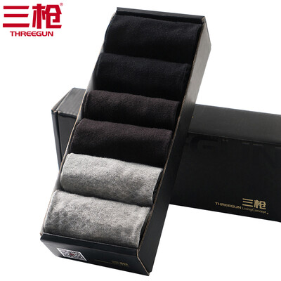 

Three gun socks mens summer thin boat socks low to help mens socks cotton socks mens socks cotton 6 pairs white 2 ash 2 dark gray 2