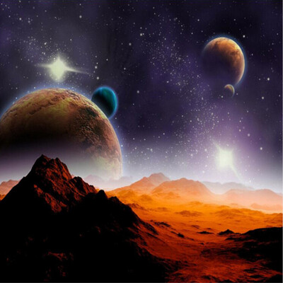

Custom Large 3D Stereo Mural Wallpaper Nebula Universe Photo Wall Painting Restaurant Clubs KTV Bar Modern Decor Papel De Parede