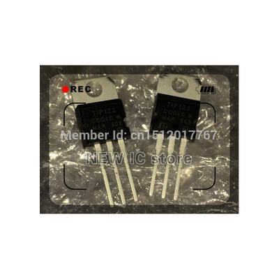 

Free Shipping 20pcs/lot TIP122 Transistor Complementary NPN 100V 5A.TO-220 100% NEW