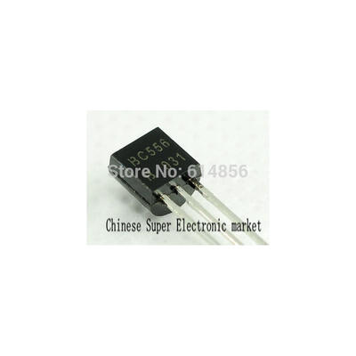 

100PCS BC556 BC556B C556B TRANSISTOR PNP 65V 100MA TO-92