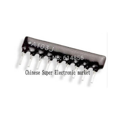 

200PCS 9Pin Resistor Network Array A09-472 4K7 47K A472 254MM Pin SIP-9
